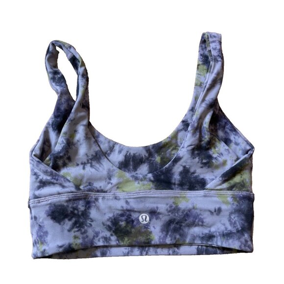 Lululemon Align Reversible Bra Radial Tie Dye Mauve Grey Multi Womens 4 - Picture 3 of 8